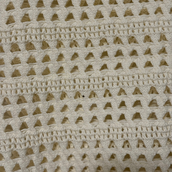 CAbi Paradise Cover-Up #6433 Off White Swim Cover-Up Size L EUC - Picture 6 of 10